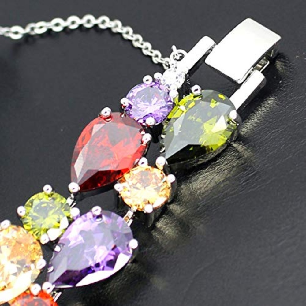Multi Gemstone Bracelet - Picture 5 of 8